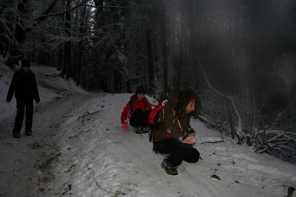 Výšlap s rodiči - 29. 12. 2008
