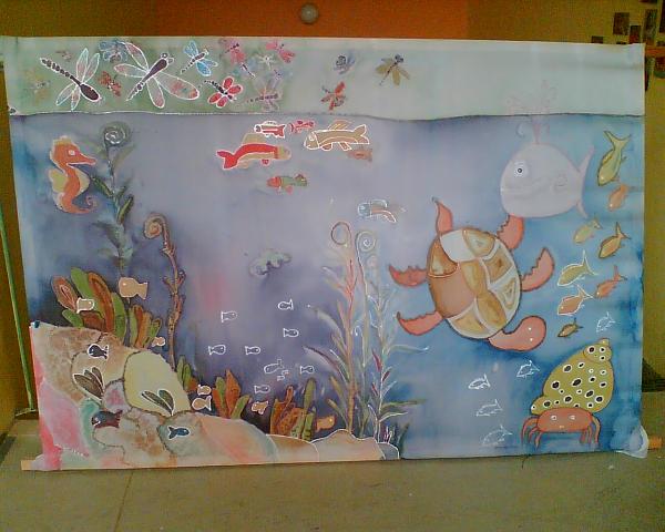 Malování na hedvábí - 25. 10. 2009