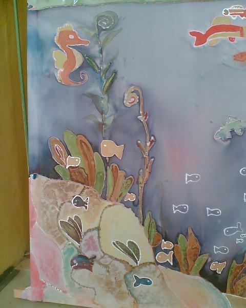 Malování na hedvábí - 25. 10. 2009