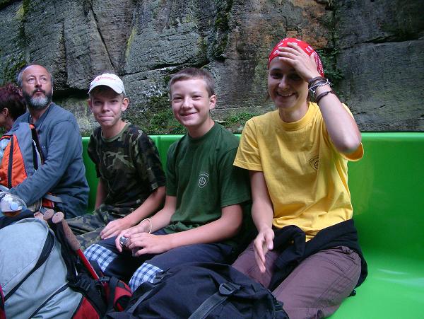 Puťák české Švýcarsko - 20.-25. 8. 2009