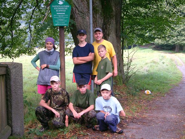 Puťák české Švýcarsko - 20.-25. 8. 2009