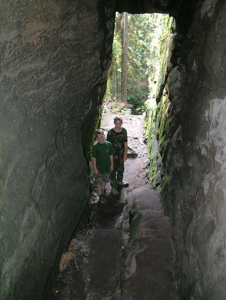 Puťák české Švýcarsko - 20.-25. 8. 2009