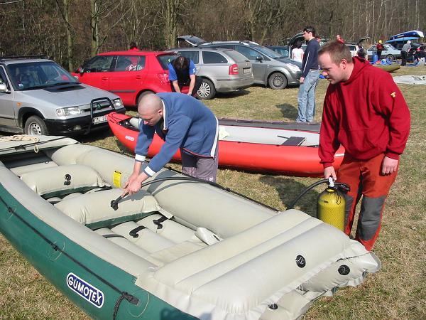 Sjíždění Ostravice - 5.4.2009