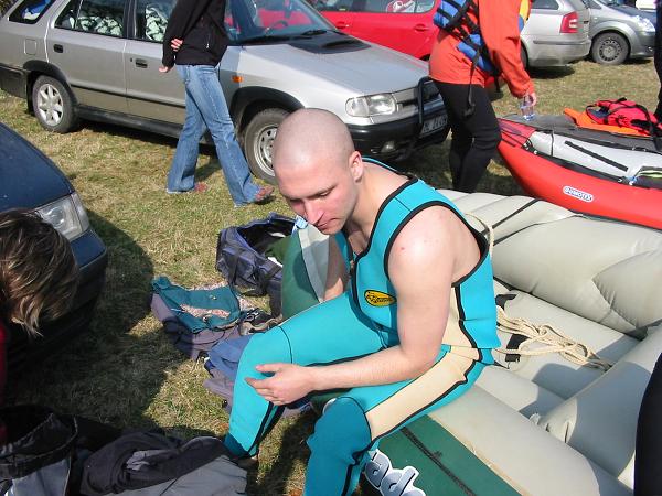 Sjíždění Ostravice - 5.4.2009