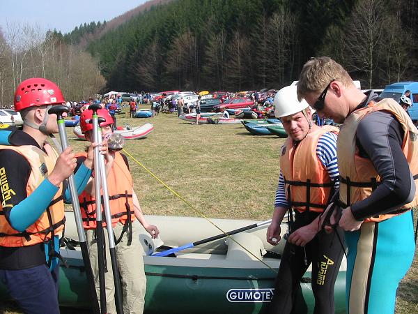 Sjíždění Ostravice - 5.4.2009