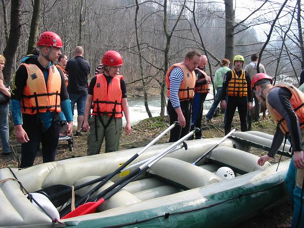 Sjíždění Ostravice - 5.4.2009
