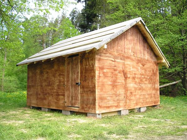 Stavba chaty v Čermné - 7.-11.5.2009