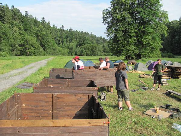 Stavění LT - 25.-27. 6. 2010