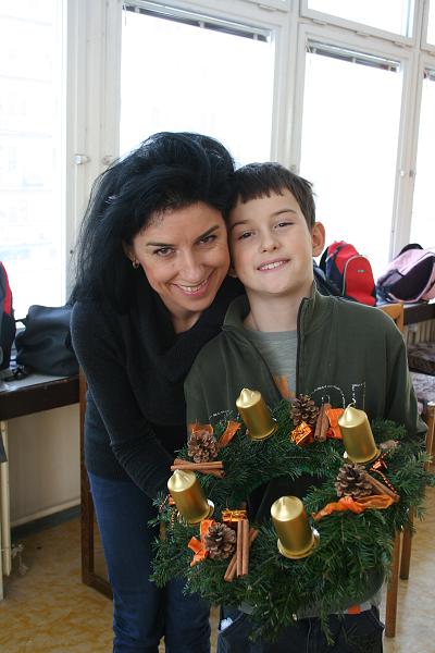 Výroba věnců - 5. 12. 2010