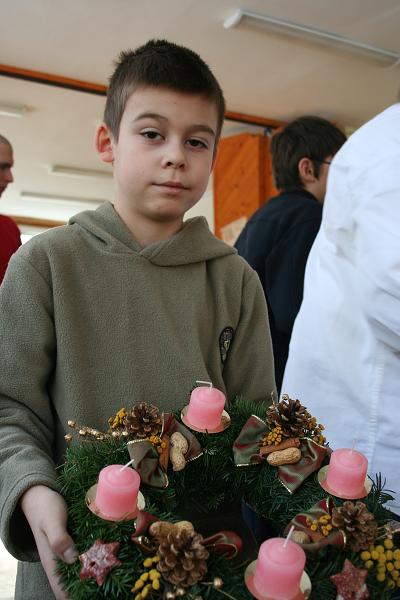 Výroba věnců - 5. 12. 2010