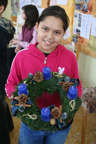 Výroba věnců - 5. 12. 2010