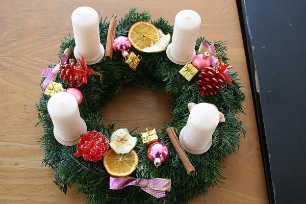 Výroba věnců - 5. 12. 2010