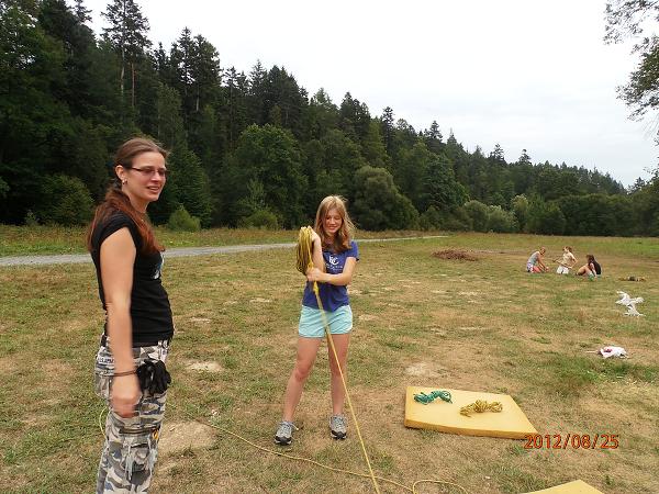 Bourání tábora - 25.-26.8.2012