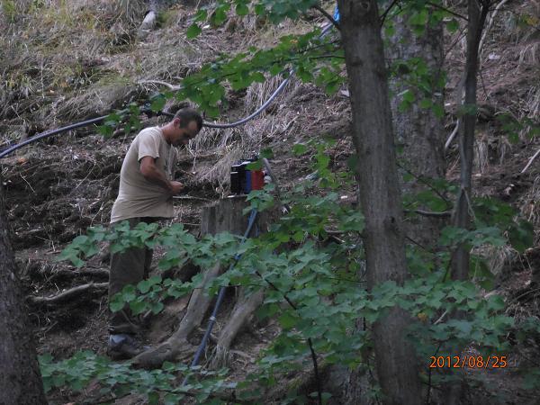 Bourání tábora - 25.-26.8.2012