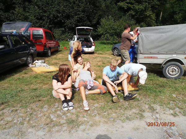 Bourání tábora - 25.-26.8.2012