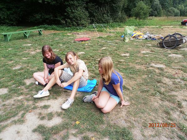 Bourání tábora - 25.-26.8.2012