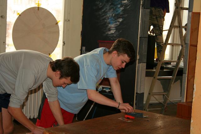 Brigáda v klubovně - 13. 4. 2013