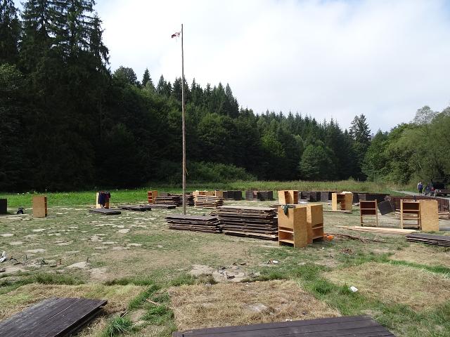 Bourání LT - 29.-30.8.2015