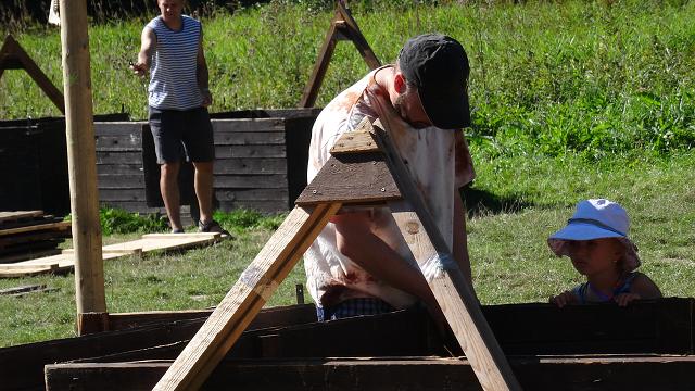 Bourání tábora - 27.-28.8.2016