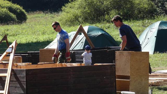 Bourání tábora - 27.-28.8.2016