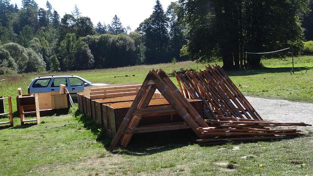 Bourání tábora - 27.-28.8.2016