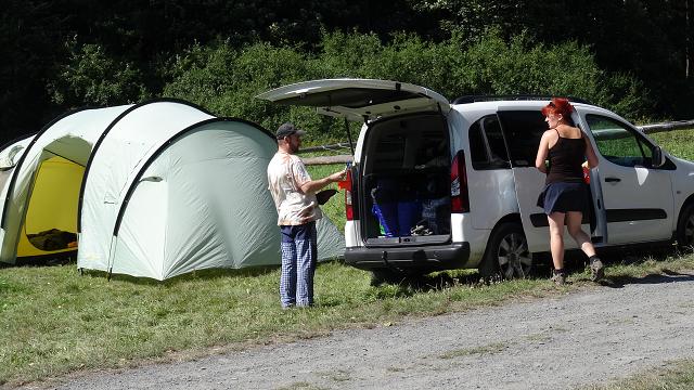Bourání tábora - 27.-28.8.2016