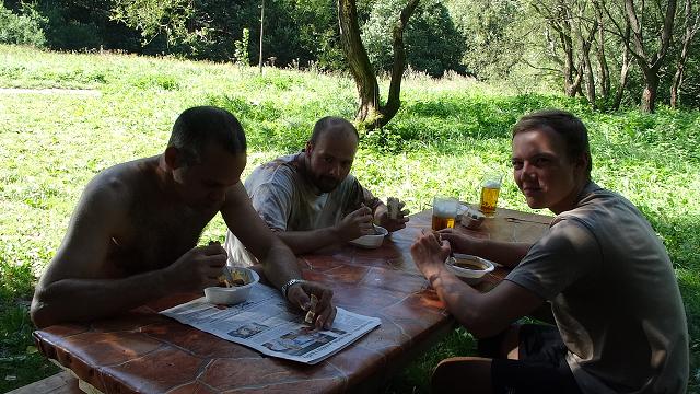 Bourání tábora - 27.-28.8.2016