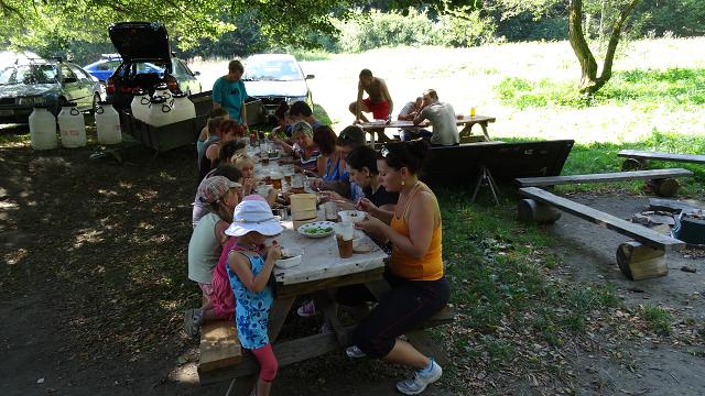 Bourání tábora - 27.-28.8.2016