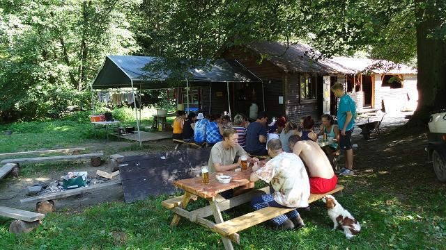 Bourání tábora - 27.-28.8.2016