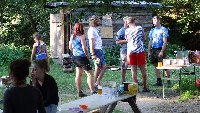 Bourání tábora - 27.-28.8.2016