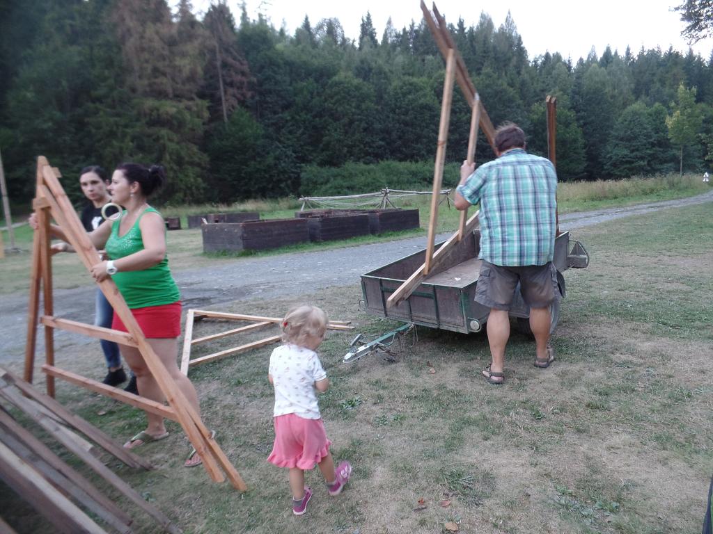 Bourání LT - 11.-13.8.2017